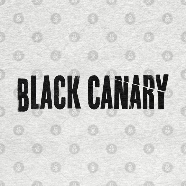 Black Canary Band (black logo) by starcitysirens